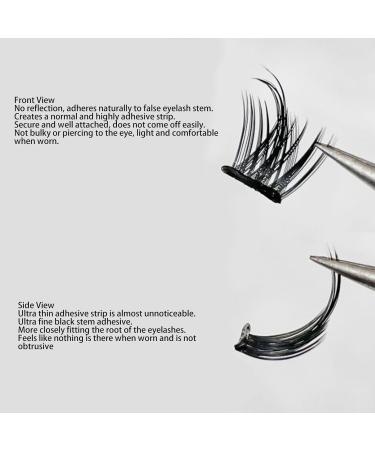 Reusable Waterproof Self Adhesive Lash Strips for Fake Eyelashes Hypoallergenic Easy Removal - Buy Online on GoSupps.com