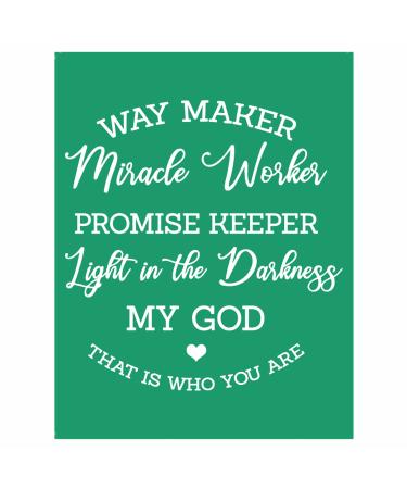 JAJADO Reusable Self Adhesive Silk Screen Stencils Miracle Worker Bible Verse Chalk Paste Stencils Waymaker Christian Screen Printing T-Shirt Stencils for Painting on Wood  Clothing  DIY Home Decor Waymaker Sign - Buy Online on GoSupps.com