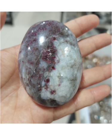 Natural Crystal Rough Natural Polished Plum Blossom Tourmaline Palm Stone Rubellite Quartz Granite Crystal Amulet Specimens Stones (Size : 100-200g) - Buy Online on GoSupps.com