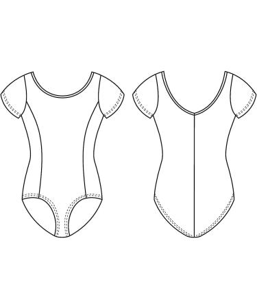 Mirella Girl's Princess Seam Cap Sleeve Dance Leotard 4-6 in Light Blue - Perfect for Dance Class - Buy Online on GoSupps.com