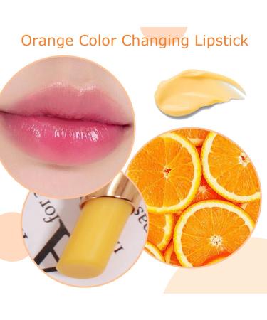 BINGBRUSH 2-Piece Orange Color-Changing Lipstick Set | Long-Lasting PH Mood Lip Stain & Glossy Lip Balm | Moisturizing Makeup for Women - Buy Online on GoSupps.com