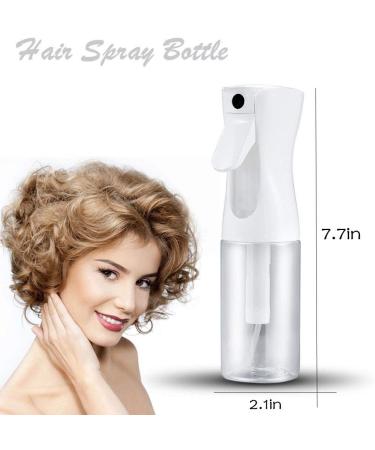 5 oz Clear Spray Bottle for Hair Styling, Plants, Cleaning - Fine Mist Sprayer for Continuous Water Spray - Ideal for Misting & Skin Care - Buy Online on GoSupps.com