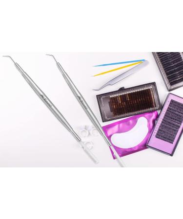 Rioxso 2 Pieces Lash Lift Tool Set - Professional Japanese Stainless Steel Kit for Lash Perm, Tint, and Separation - Buy Online on GoSupps.com