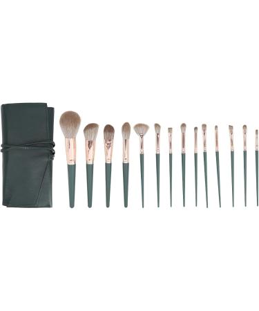 14 Piece Makeup Brush Set Soft & Durable Brushes for Blending Contouring Eyeshadow Synthetic Fiber Hair Metal Handle Easy to Clean Perfect Makeup Enthusiasts - Buy Online on GoSupps.com