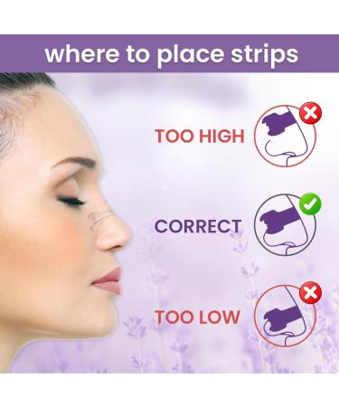 Lavender Nasal Strips for Snoring - Pack of 100 Tan Nose Strips | Improve Sleep & Relieve Nasal Congestion from Colds & Allergies - Buy Online on GoSupps.com