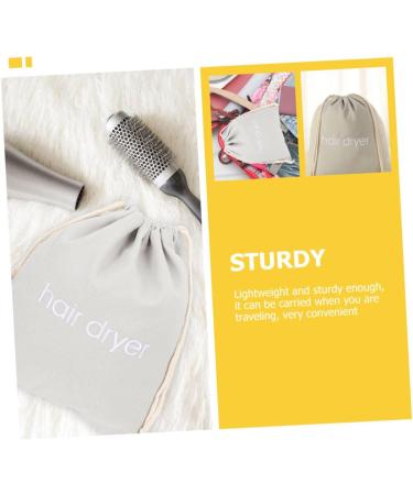 Baluue 8 Pcs Hair Dryer Storage Bag Travel Makeup Bags Hair Dryer Receive Bag Hairdryer Light Grey Fabric - Buy Online on GoSupps.com
