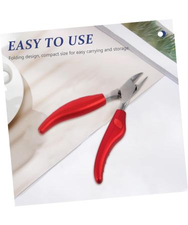minkissy Hawk Mouth Pliers Dead Skin Clipper Cuticle Manicure Nail Tool Cuticle Scissor Manicure Pedicure Nail Scissors Handle Rubber and Plastic Cosmetic - Buy Online on GoSupps.com