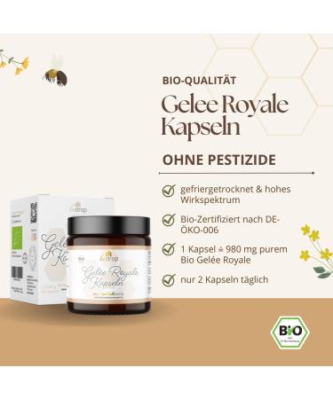 Buy Threat Jelly Royal Capsules - Organic 180 Count 980mg Pure Royal Jelly High Polyphenols & Flavonoids International Shipping Available - Buy Online on GoSupps.com