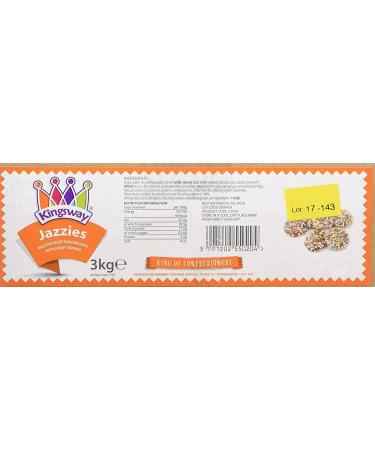 KINGSWAY CANDY SWEETS - Over 300 Different Sweets & Weights to Choose From (Jazzies 500g) - Buy Online on GoSupps.com