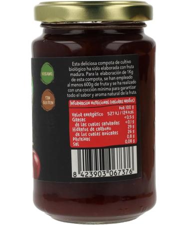  Biocop Organic cherry compote 265g Biocop - Buy Online on GoSupps.com