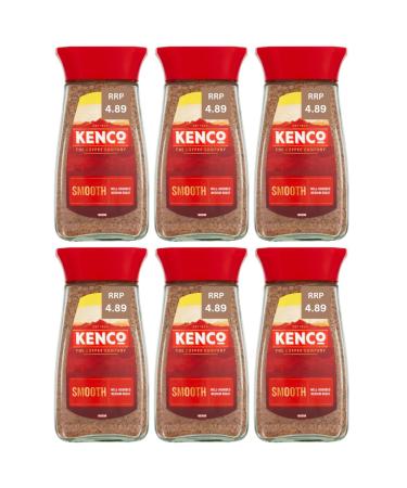 Kenco Coffee Smooth RRP Price Marked (6x100g)
