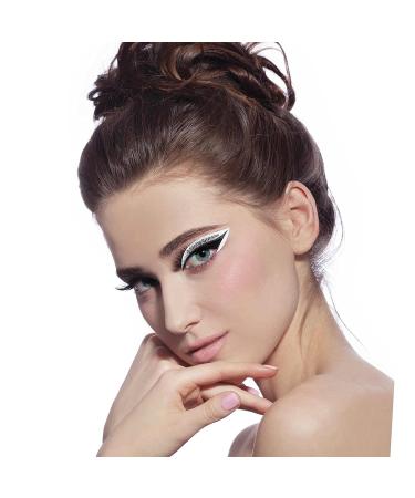10 Sets Eyeliner and Eyebrow Stencil Kit - 12 Styles, Non-woven Material - Buy Online on GoSupps.com
