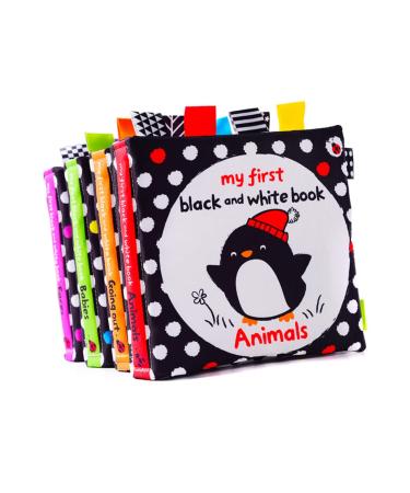 Ibasenice Baby Books - 3-Pack Early Education Fabric Story Toys for Perception Training | Waterproof Childrens Books - Buy Online on GoSupps.com