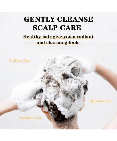 Rice Water Shampoo Bar - Vegan Hair Strengthening & Repair | Sulfate-Free Paraben-Free Anti-Hair Loss Formula for Oily & Dry Hair | Safe for Sensitive Scalp 3.2 oz - Buy Online on GoSupps.com