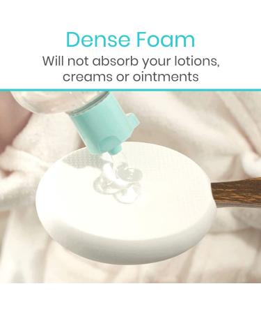 Vive Lotion Applicator for Back and Feet - Long Handle Shower Sponge for Elderly Women - Apply Cream, Medicine, Body Wash, Sunscreen - Dark Tanner - Buy Online on GoSupps.com
