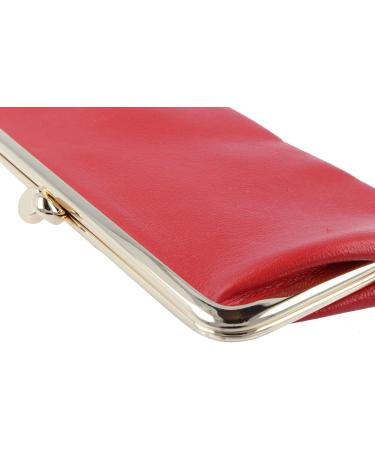 Paule & Knopf JUDITH Elegant Faux Leather Bag Case - Red | Stylish Design & Practical Snap Closure | International Shipping Available - Buy Online on GoSupps.com