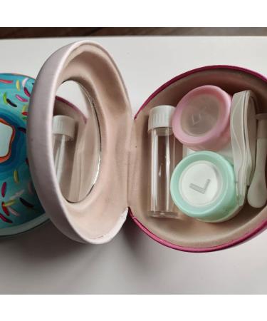 Buy Healvian Colored Contact Lens Case with Mirror - Compact Storage Box for Glasses & Contacts - Buy Online on GoSupps.com