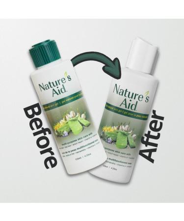 Nature's Aid Original Skin Gel: Award-Winning Multipurpose Skin Gel Formula Featuring Aloe Vera Gel Extract - 3X Factor. Works for After Sun Care Dry Flaky & Itchy Skin Facial Acne Skin Rashes Bug Bites & Stings. 125ml x 2 Pack - Buy Online on GoSupps.com