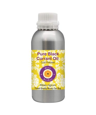 Dev Herbes Pure Black currant oil (Ribes Nigrum) natural therapeutic quality cold -pressed 1250ml (42 oz) 1.25 l (1 Pack)