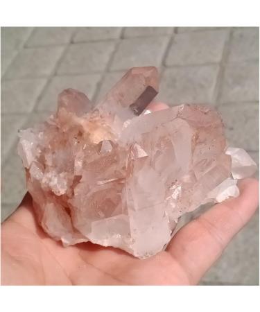 Crystal Rough Natural Crystal Rough 200-800g Natural Red Crystal Cluster Original Stone Crystal Quartz Specimen Rock Raw Gemstone Reiki Decor (Color : About 700g) - Buy Online on GoSupps.com