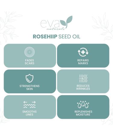 Organic Rosehip Seed Oil (2 Fl Oz) for Face - Stretch Mark & Scar Removal, Reduces Inflammation & Boosts Collagen Production - Radiant Skin & Facial Oil - Buy Online on GoSupps.com