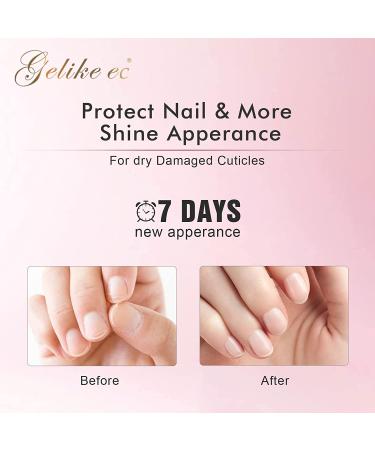 EC Nail Cuticle Oil Vitamin E + B | 100% Pure, Natural & Scented with Jojoba Bean Rose | Nourish, Soothe & Moisturize Dry Nails (0.53 oz) - Buy Online on GoSupps.com