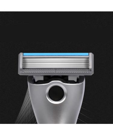 Premium Men's Manual Razor with Black Leather Pouch & 9 Stainless Steel Blades International Shipping Available - Buy Online on GoSupps.com