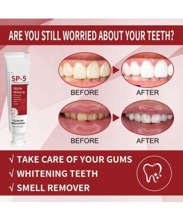 Whitening Toothpaste Remove Stains Freshen Breath Beautify Teeth Clean Oral Care - Buy Online on GoSupps.com
