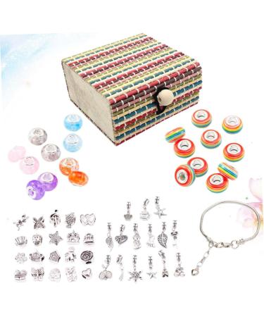 Abaodam 3 Sets Colorful Beads Heart Necklace Heart Picture Necklace Jewellery Making Kits Circle Beads Handmade Necklaces Bracelet Material DIY Accessories Handmade Bracelet Girl Jewelry - Buy Online on GoSupps.com