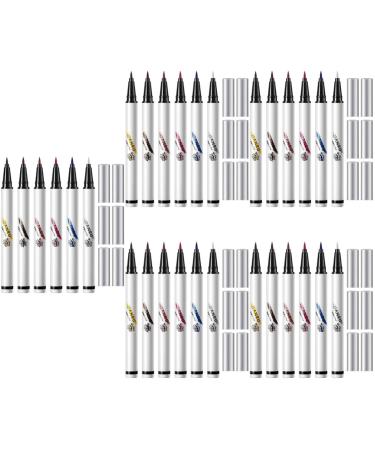 Abaodam 30 Pcs Eye Liner Pencils Colored Eyeliners Eyeliner Stamp White Liquid Eyeliner Miss Set Abs Girl