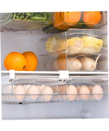 OSALADI Box Plastic Trays for Food Egg Holder for Fridge Eggs Container for Refrigerator Egg Rack re-usable - Buy Online on GoSupps.com