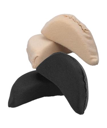 Baluue Big Toe Filler Inserts: 2 Pairs Shoe Filler Inserts for Loose Shoe Toe Cushion Fillers Toe Plug Shoes Fitters High Heel Cushion Pads for Too Big Shoes