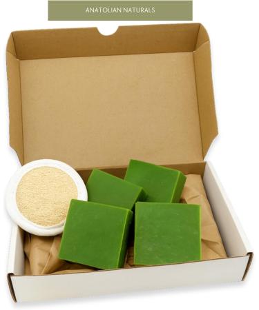  Gedikum Anatolian Naturals Original Turkish Laurel Soap 80% Laurel Oil 20% Genuine Turkish Olive Oil with Laurel & Olive + 160g Vegan Handmade - Buy Online on GoSupps.com