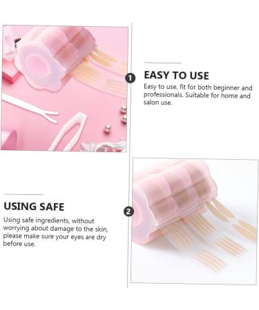 Angoily 1 Set Double Eyelid Sticker Eyelid Shadow Stickers Invisible Tape Double Eyelid Patch Invisible Eyelid Tape Makeup Supplies Eye Beauty Tape Accessories Pink Quincunx - Buy Online on GoSupps.com