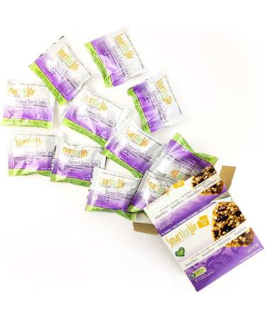 SMART FOR LIFE Oatmeal Raisin Protein Cookies - 12 Count - High Protein Meal Replacement Snack with Low Sugar & Calories - Super High Fiber - On-the-Go Protein Snack - Buy Online on GoSupps.com