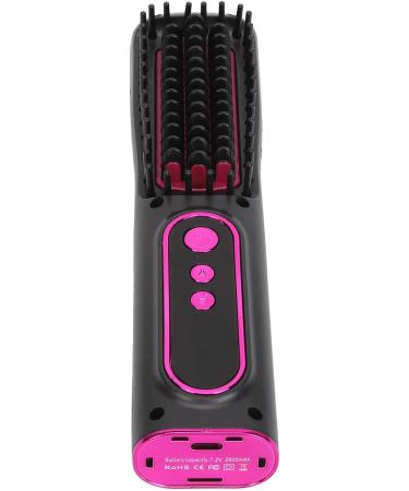 Rechargeable Cordless Hair Straightener Brush | HURRISE Fast Heating Frizz Control Comb - Ergonomic Design for Effortless Straightening - Buy Online on GoSupps.com