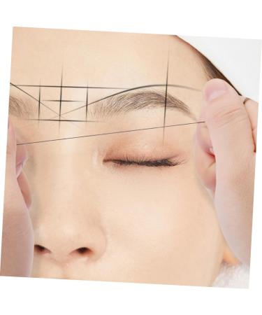 Baluue 1box Black Brow Mapping Wire Ruler Makeup Tool Eyebrow Drawing Auxiliary Tool Wire Ink 6x4.5cm Black - Buy Online on GoSupps.com