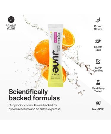 Daily Hero for Women | Fast Melt Pre + Probiotic for Women - Tangerine Flavor 30 Powder Sachets Tangerine 0.07 Ounce (Pack of 30) - Buy Online on GoSupps.com