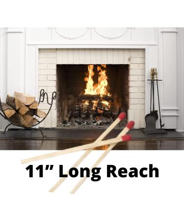 Long Reach Fireplace Matches - 160 Matches - 4 Boxes | Perfect for Lighting Fires Safely - Buy Online on GoSupps.com