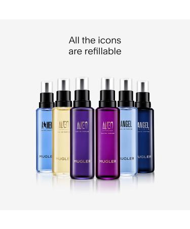 Mugler A*Men - Eau de Toilette Refill - Mens Cologne - Woody & Ambery - With Patchouli & Coffee Extract - Long Lasting Fragrance 3.3 Fl Oz - Refill - Buy Online on GoSupps.com
