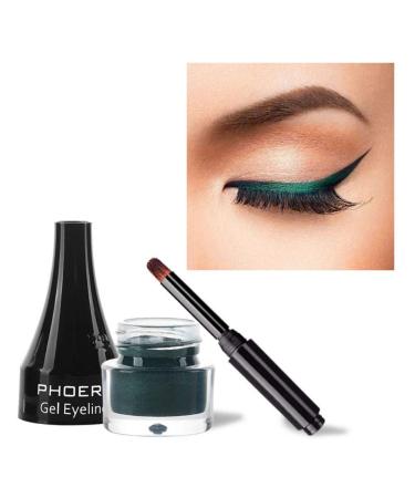 Allbestaye Color Eyeliner Gel Liner Colorful Matte Waterproof Blue Purple Green White Brown Gold Eye Makeup 207#