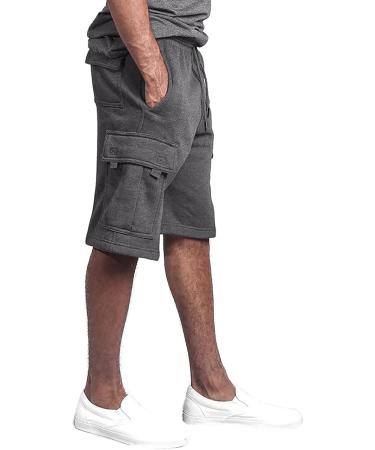 Ronony Men's Summer Cargo Shorts - Slim Fit Stretch Jogger - Outdoor Chino Shorts in Gray - Buy Online on GoSupps.com