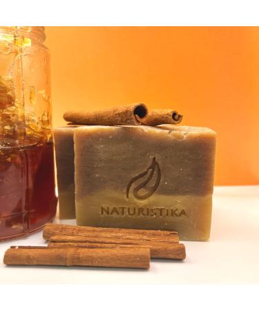 Cinnabee Cinnamon Honey Handmade Soap Bars - Organic, Moisturizing, and All-Natural Choice for Men & Women - Great for Bath, Body, and Face - Buy Online on GoSupps.com