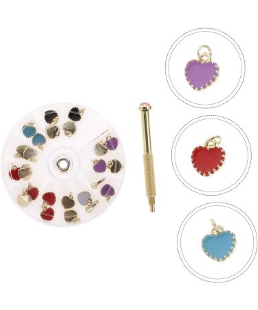 Ipetboom 1 Set Nail Pendant Nail Tools Nail Art Jewelry Dangle Nail Jewelry Nail Charms Nail Diy Pendant Decors Nail Art Decoration Nail Decor Alloy Drilling Tool Perforation 8x8cm Colorful - Buy Online on GoSupps.com