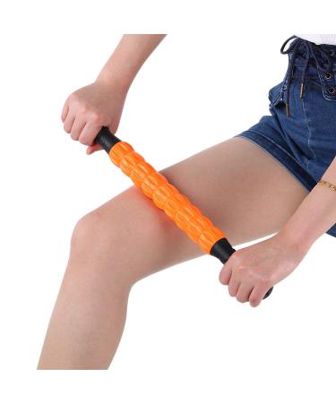 Amonida Massagesticks fascia poles with non -slip handles for athletes to relieve back pain in the gym orange