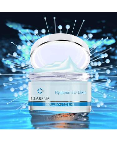 Hyaluron 3D Elixir Hyaluronic Acid Face Cream Moisturizing Face Cream Anti-Wrinkle Effect With Hyaluronic Acid Night Cream and Day Cream 50 ml - Buy Online on GoSupps.com