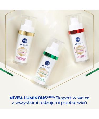 NIVEA Luminous 630 Post-Acne Dark Marks Serum | 30ml Facial Serum for Smooth Glowing Skin - Reduces Dark Marks International Shipping Available - Buy Online on GoSupps.com