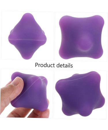 Frcolor 4-Piece Hex-Grip Myofascial Release Massage Balls - Silicone Hand Muscle Squeezer & Trigger Point Self-Massage Stress Balls (Medium 2 Colors) - Buy Online on GoSupps.com
