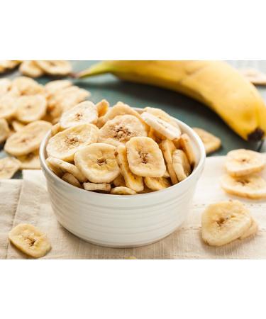 Organic Sweetened Banana Chips 8oz - Non-GMO, Kosher, Vegan - Bulk 0.5lb - Buy Online on GoSupps.com