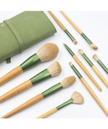Asinfter 10 Pieces Full Makeup Brushes Foundation Brush Nose Shadow Brush Soft Fiber Hair - Buy Online on GoSupps.com